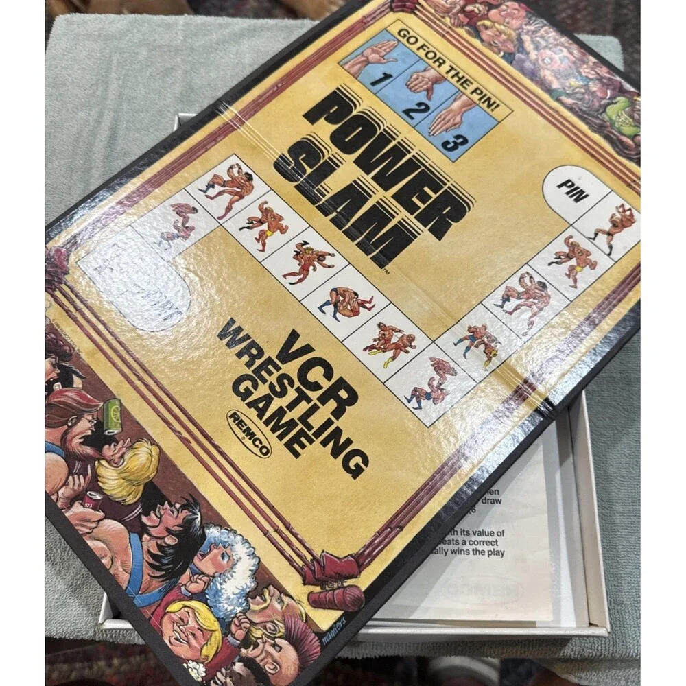 VTG Remco AWA Verne Gagne All Star Power Slam VCR VHS Wrestling Game 1986 *Read*